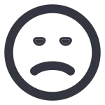 Sad Alt SVG Icon